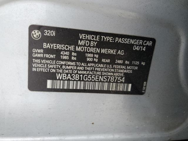 WBA3B1G55ENS78754 | 2014 BMW 320 I