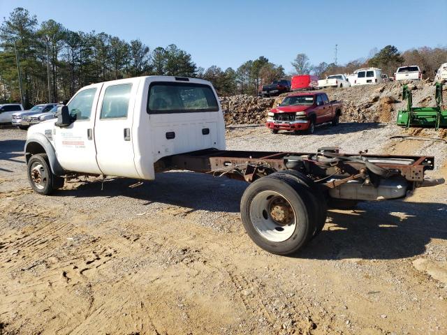 FORD F550 SUPER 2008 white crew cha diesel 1FDAW56R48EB59152 photo #3