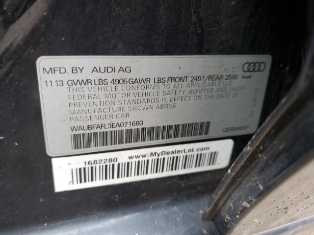 VIN WAUBFAFL3EA071660 2014 Audi A4, Premium no.12