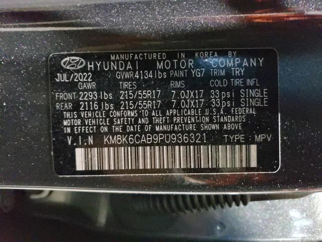 2023 HYUNDAI KONA SEL - KM8K6CAB9PU936321