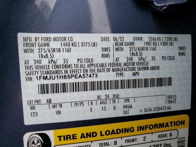 1FMJU1H85PEA57473 2023 Ford Expedition Xlt 1FMJU1H85PEA57473 2023 Ford Expedition Xlt