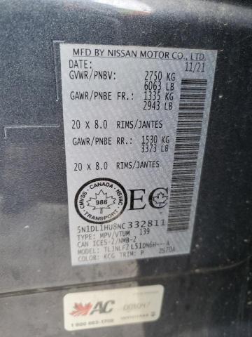 2022 INFINITI QX60 AUTOG - 5N1DL1HU8NC332811