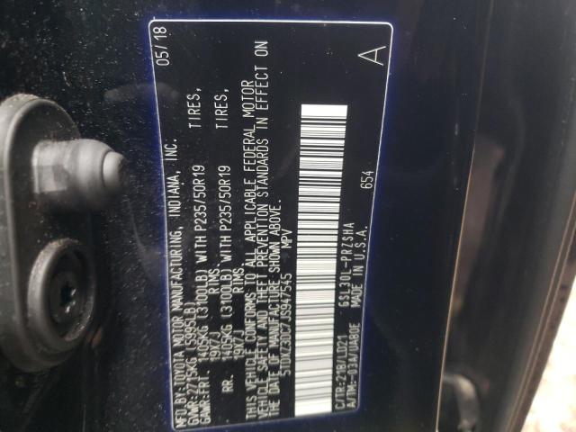 5TDXZ3DC7JS947545 2018 TOYOTA SIENNA - Image 14