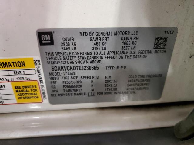 5GAKVCKD7EJ230665 | 2014 BUICK ENCLAVE