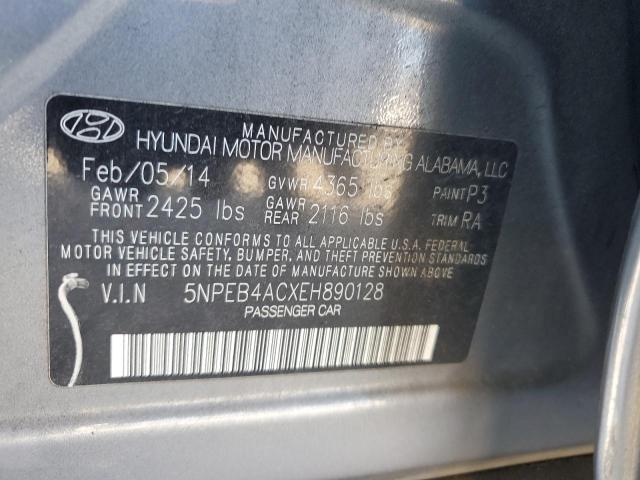 5NPEB4ACXEH890128 | 2014 HYUNDAI SONATA GLS