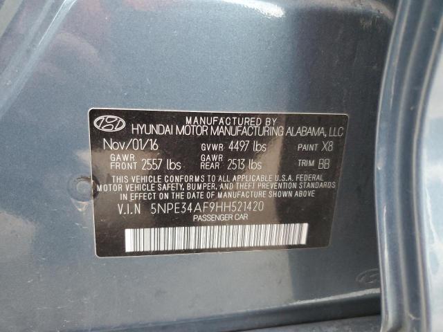 5NPE34AF9HH521420 | 2017 HYUNDAI SONATA SPO