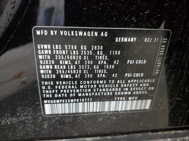 2021 VOLKSWAGEN ID.4 FIRST WVGDMPE2XMP010777