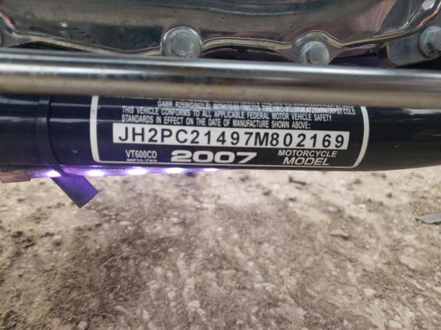 2007 HONDA VT600 CD JH2PC21497M802169