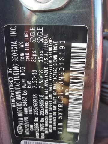 2021 KIA SORENTO S - 5XYRLDLC3MG013191