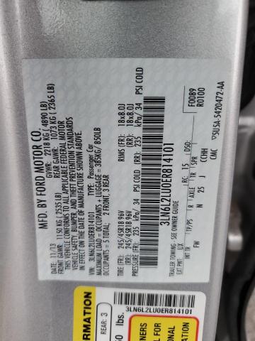 3LN6L2LU0ER814101 | 2014 LINCOLN MKZ HYBRID