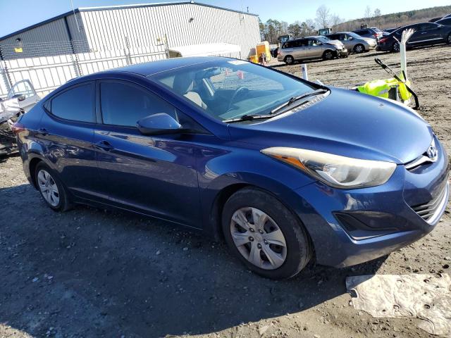 5NPDH4AE4GH740398 | 2016 HYUNDAI ELANTRA SE