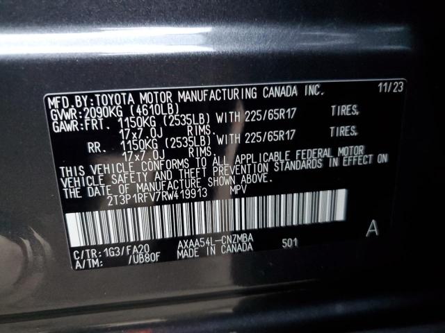 2024 TOYOTA RAV4 - 2T3P1RFV7RW419913