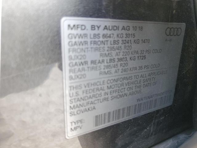 WA1VAAF7XKD013728 2019 AUDI Q7, photo no. 13