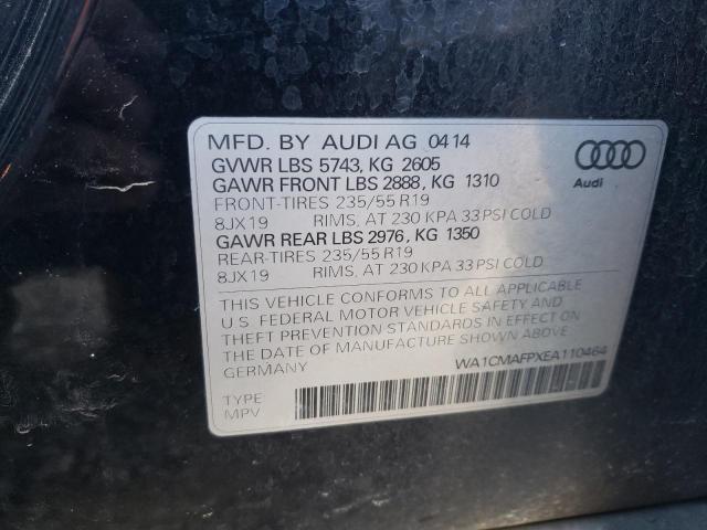 VIN WA1CMAFPXEA110464 2014 Audi Q5, Tdi Premium Plus no.12