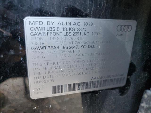 WA1AECF35L1034940 | 2020 AUDI Q3 PREMIUM