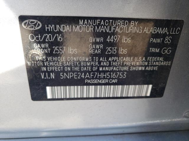 5NPE24AF7HH516753 | 2017 HYUNDAI SONATA SE