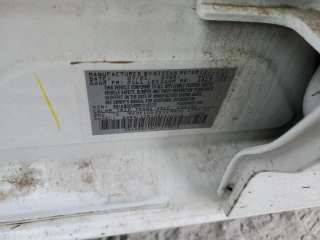 2021 Nissan Sentra Sv VIN: 3N1AB8CV6MY313573 Lot: 80291153