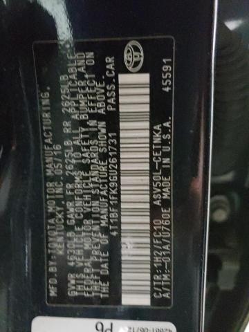 4T1BF1FK9GU261731 | 2016 TOYOTA CAMRY LE