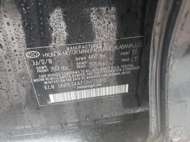 5NPE34AF1JH725070 | 2018 HYUNDAI SONATA SPO