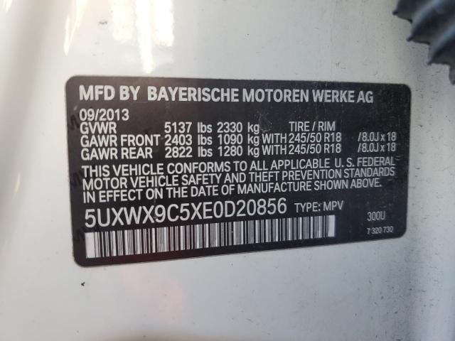 5UXWX9C5XE0D20856 2014 BMW X3, photo no. 13