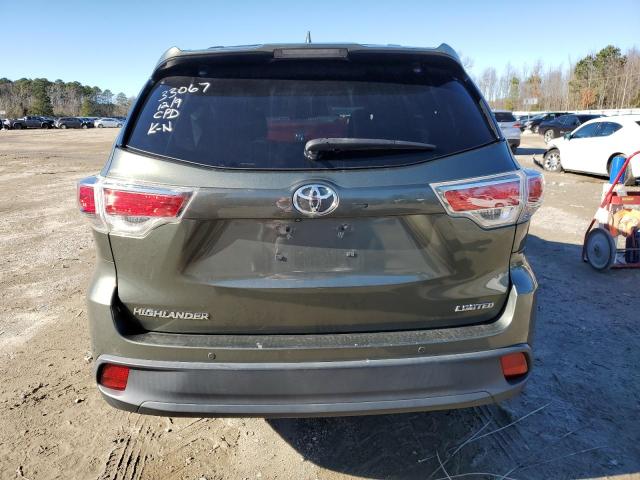 VIN 5TDYKRFH9ES013428 2014 Toyota Highlander, Limited no.6