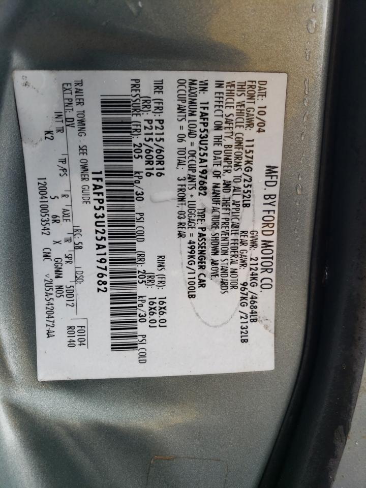 1FAFP53U25A197682 2005 Ford Taurus Se