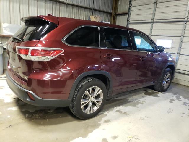 VIN 5TDZKRFHXES008016 2014 Toyota Highlander, LE no.3