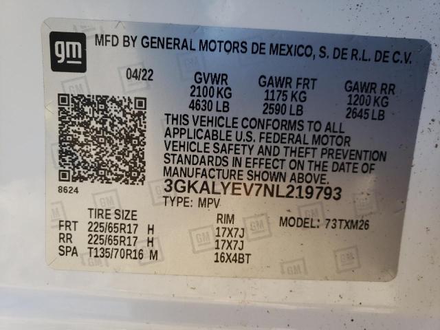 2022 GMC TERRAIN AT 3GKALYEV7NL219793