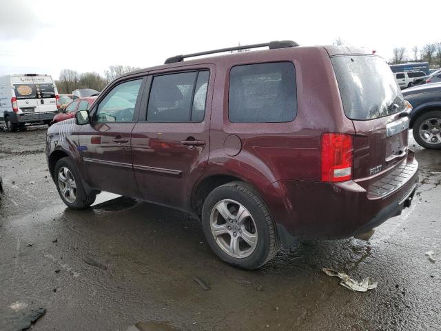 HONDA PILOT EXL 2014 burgundy  gas 5FNYF4H52EB033048 photo #3