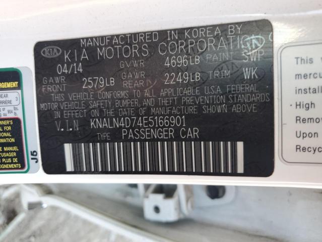 KNALN4D74E5166901 | 2014 KIA CADENZA PR