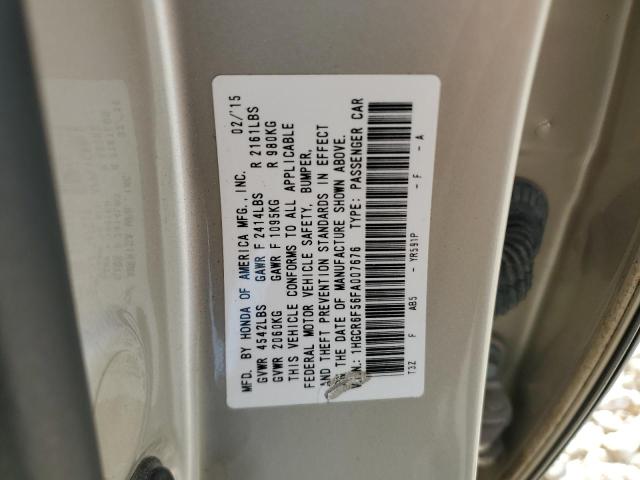 1HGCR6F56FA007676 | 2015 HONDA ACCORD HYB