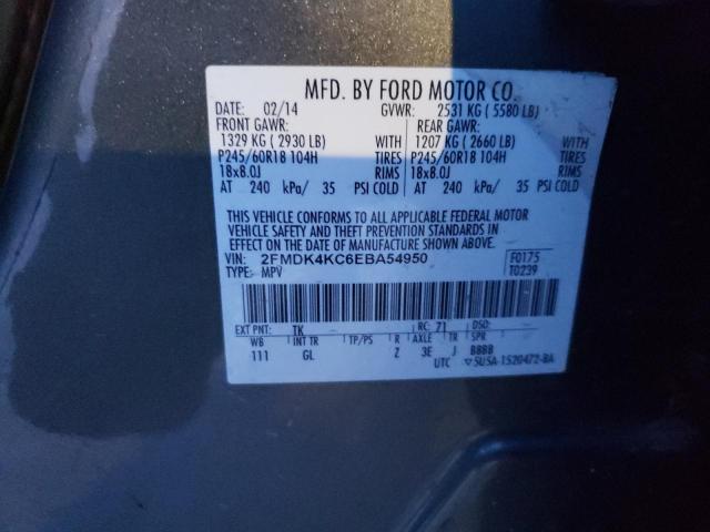 2FMDK4KC6EBA54950 2014 FORD EDGE - Image 13