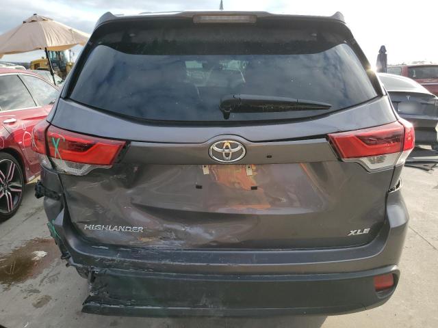 VIN 5TDKZRFH3KS356202 2019 Toyota Highlander, SE no.6