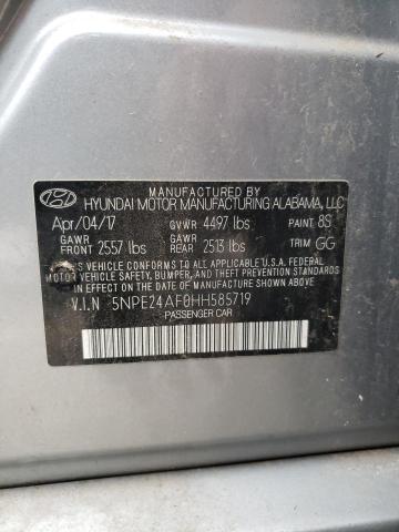 5NPE24AF0HH585719 | 2017 Hyundai sonata se