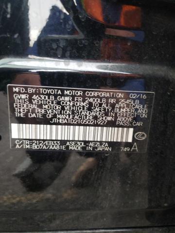JTHBA1D21G5021927 Lexus IS 200T