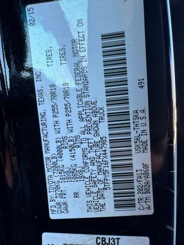 2015 TOYOTA TUNDRA SR - 5TFPY5F16FX447985