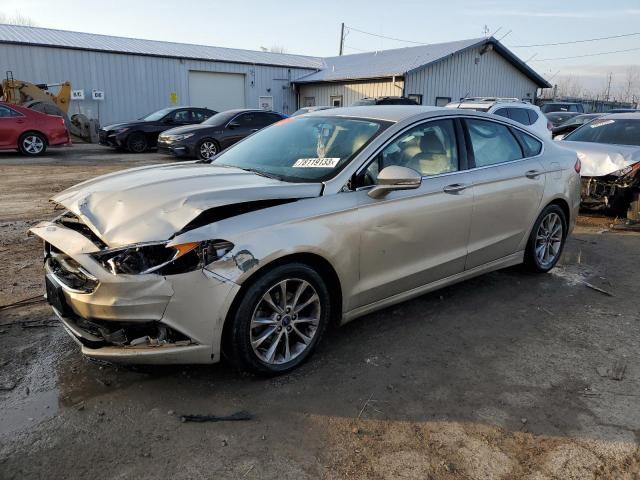 Lot #2494379877 2017 FORD FUSION SE salvage car