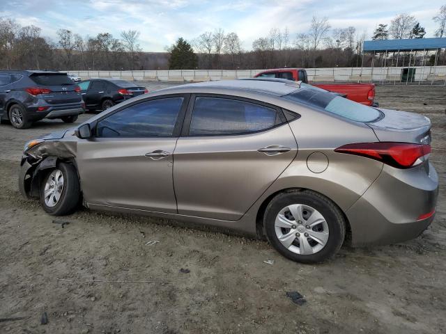 5NPDH4AE4GH749411 | 2016 HYUNDAI ELANTRA SE