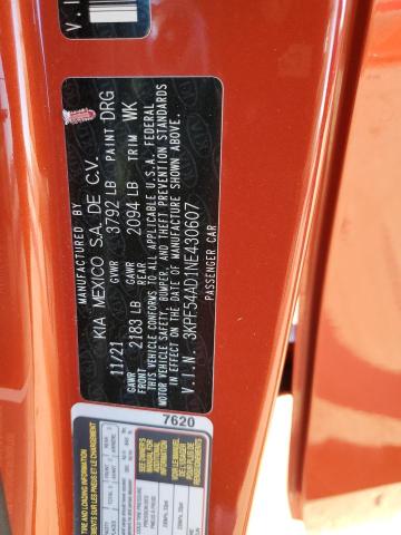 2022 KIA FORTE GT L - 3KPF54AD1NE430607