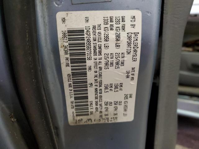 2005 Dodge Grand Caravan Se VIN: 1D4GP24R95B273158 Lot: 82300783