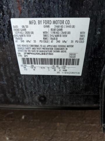 2FMPK4J9XLBB31593 2020 FORD EDGE, photo no. 12