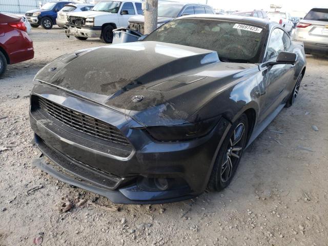 FORD MUSTANG GT 2016 gray  gas 1FA6P8CF2G5226239 photo #1