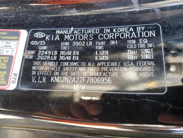 KNDJN2A22F7806956 | 2015 KIA soul