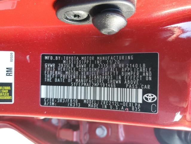 2021 TOYOTA COROLLA LE - 5YFEPMAE2MP191466