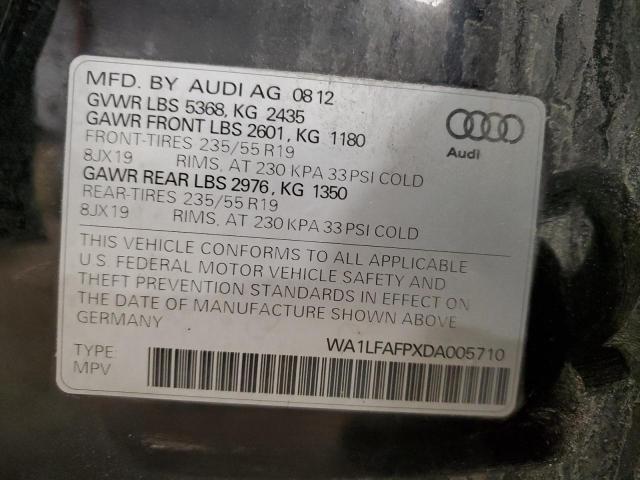 VIN WA1LFAFPXDA005710 2013 Audi Q5, Premium Plus no.13