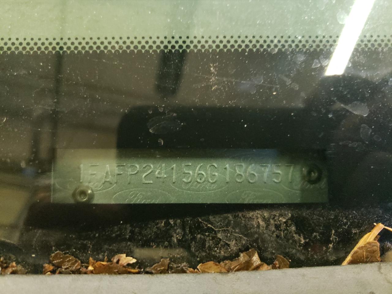 1FAFP24156G186757 2006 Ford Five Hundred Sel