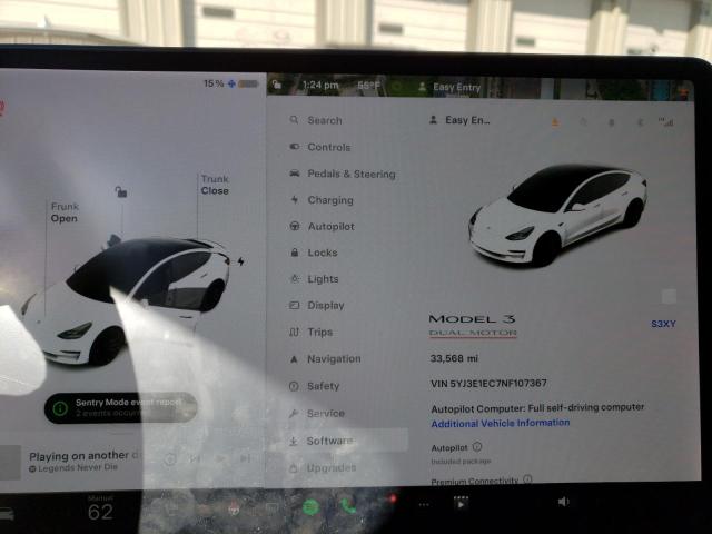 2022 TESLA MODEL 3 - 5YJ3E1EC7NF107367