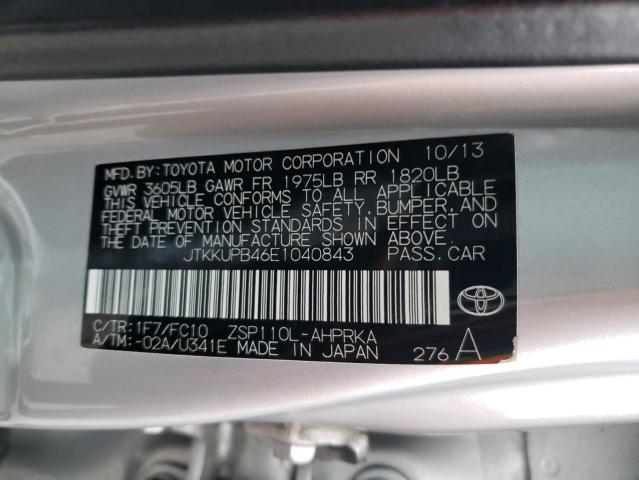 JTKKUPB46E1040843 | 2014 TOYOTA SCION XD