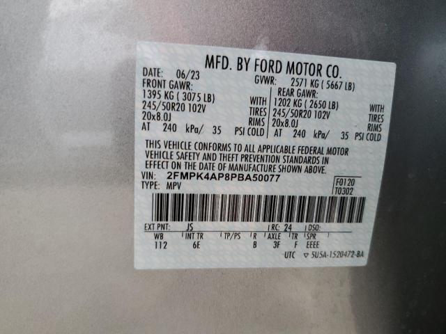 2FMPK4AP8PBA50077 2023 FORD EDGE, photo no. 13