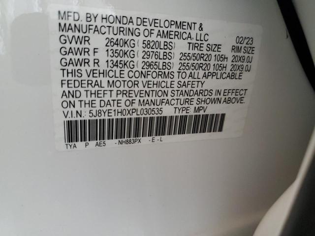 5J8YE1H0XPL030535 | 2023 ACURA MDX A-SPEC